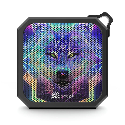 Sacred Geometric Cosmic Spirit Wolf Blackwater Outdoor Bluetooth Speaker