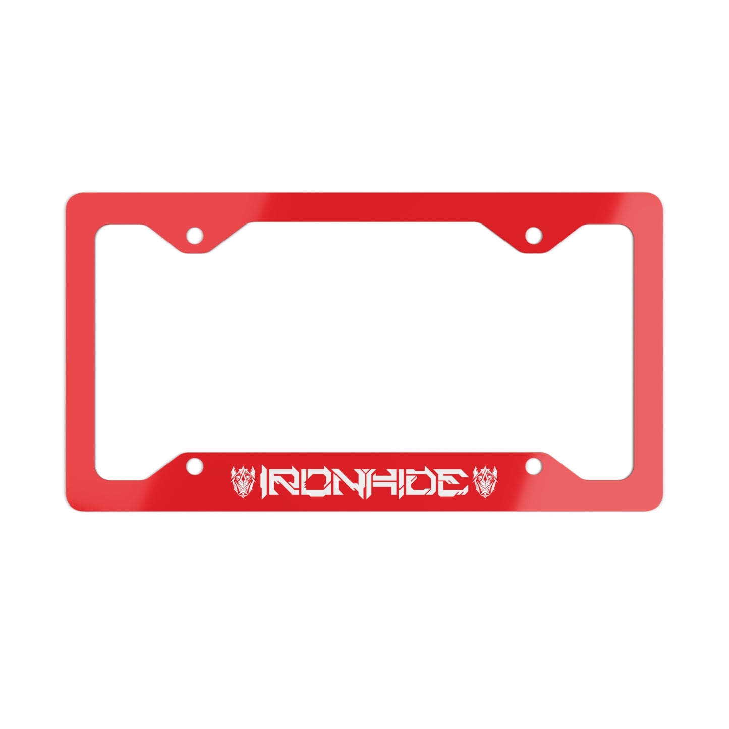 Ironhide Metal License Plate Frame